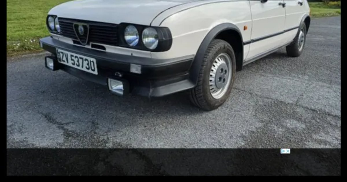1982 Alfa Romeo Alfasud Ti