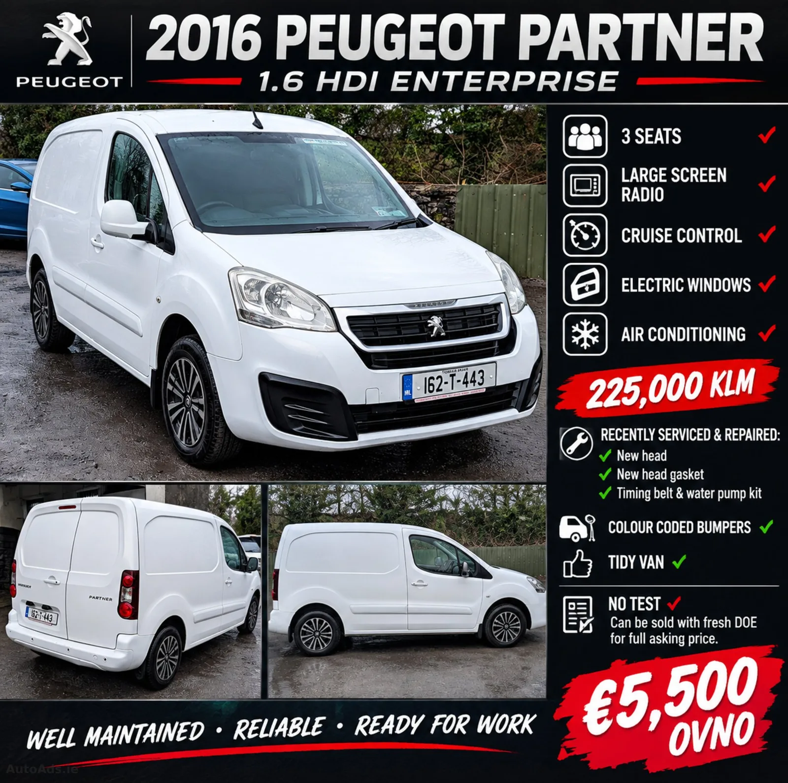 2016 Peugeot Partner