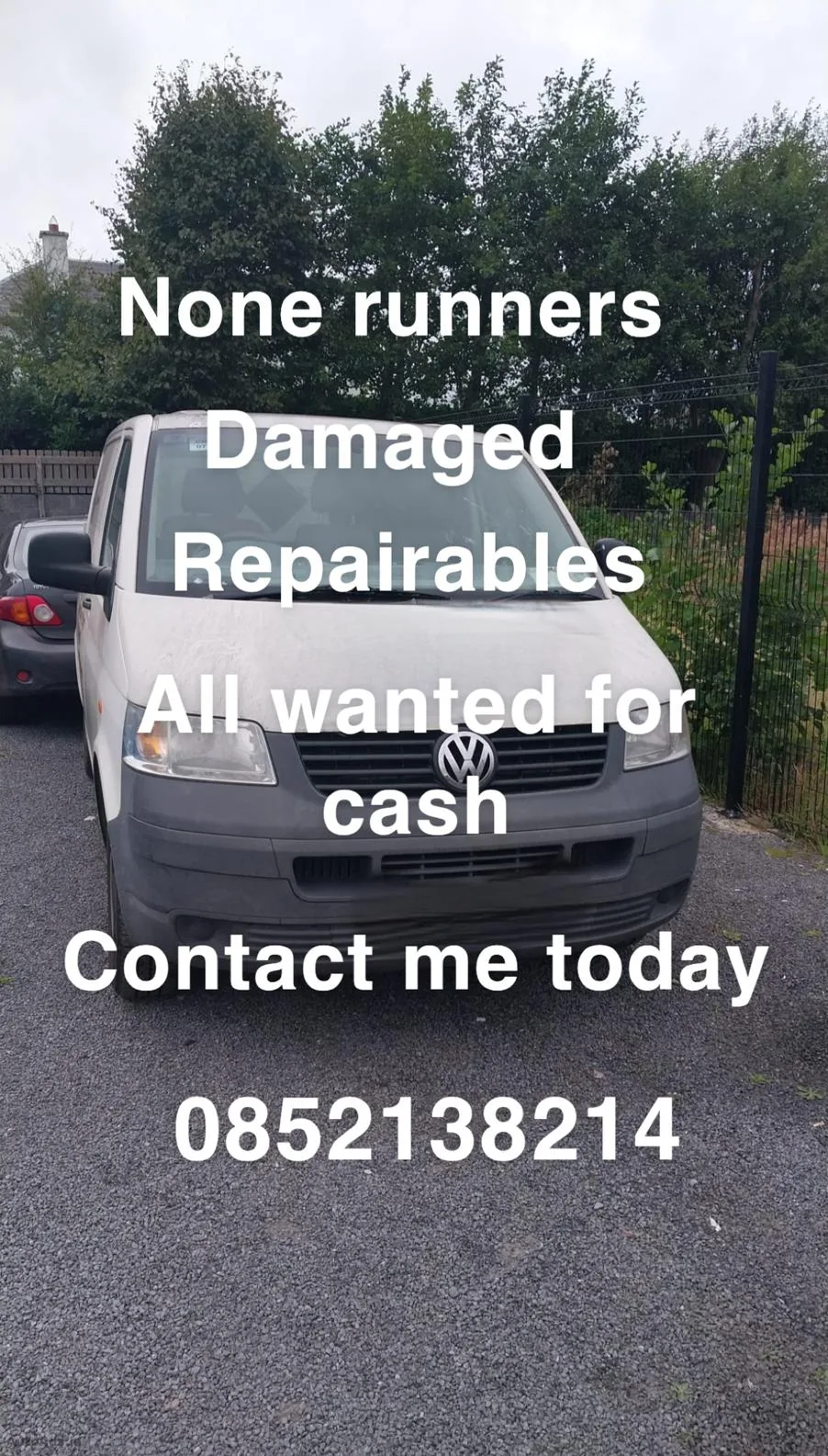 We buy unwanted cars and Damaged repairables starting drivin