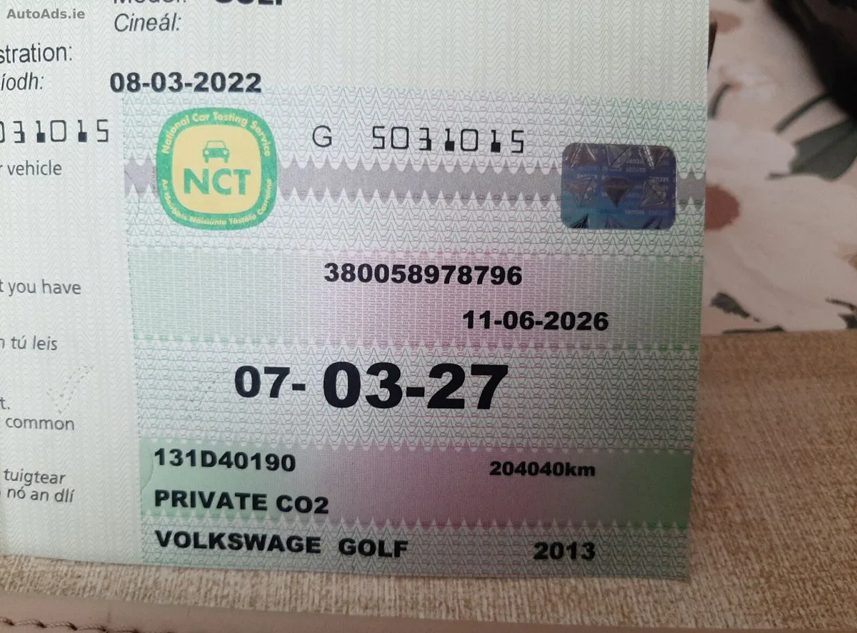 VW GOLF 1.4 TSI PETROL 2014 6 SPEED MANUAL – photo 12