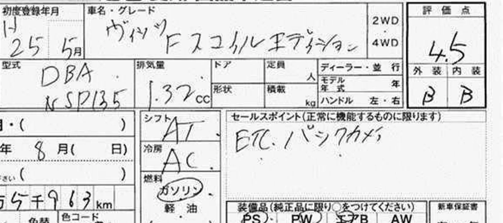 2013 Toyota Vitz – photo 2