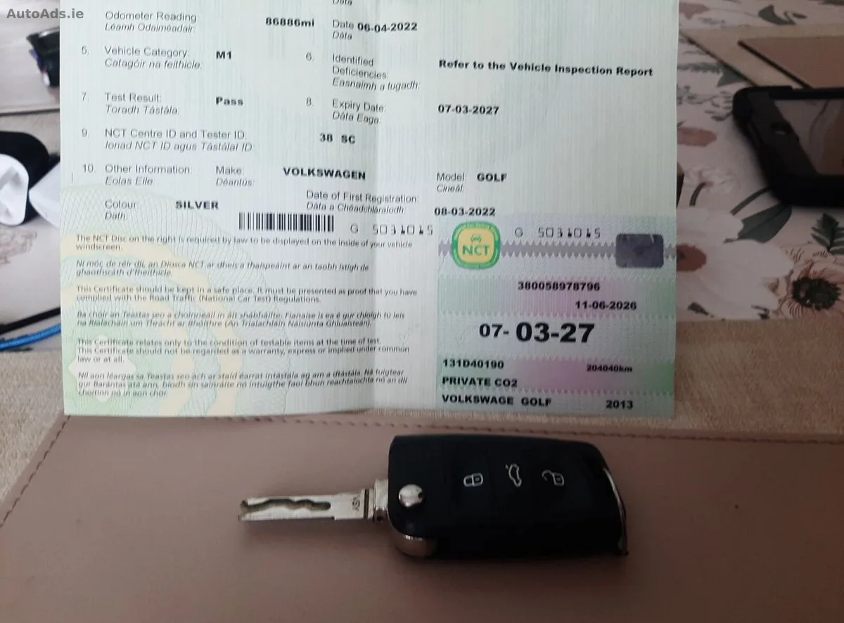 VW GOLF 1.4 TSI PETROL 2014 6 SPEED MANUAL – photo 13