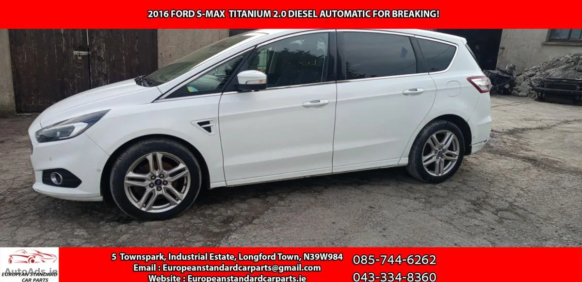 2016 FORD S-MAX 2.0 DIESEL AUTOMATIC FOR BREAKING!
