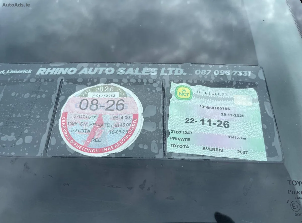 2007 Toyota Avensis – photo 11